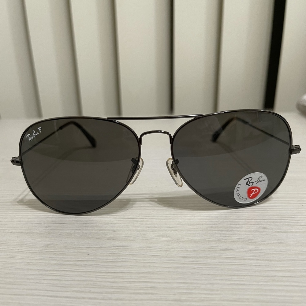 Ray-Ban Black Polarized Aviators